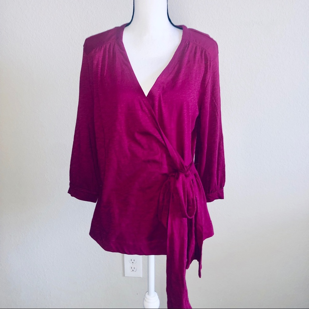 Nordstrom Caslon Wrap Top